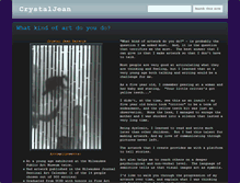 Tablet Screenshot of crystaljean.com